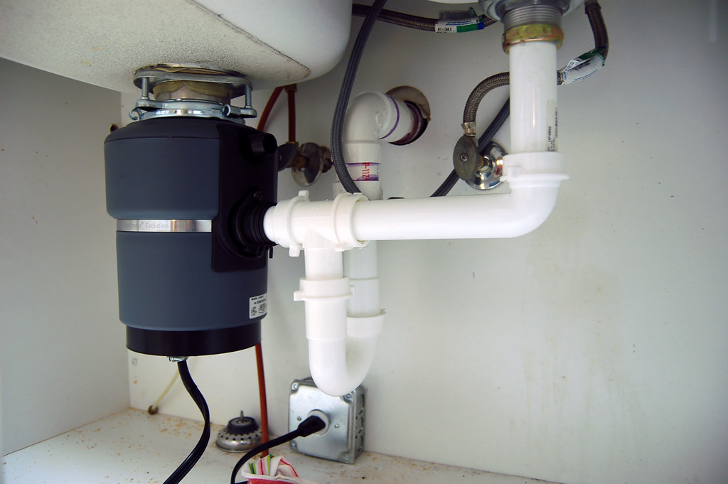 Kitchen sink plumbing installation