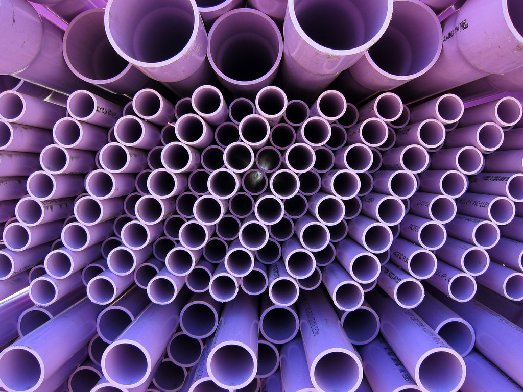 Commercial plumbing pipes
